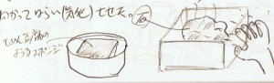 湯呑茶碗と香炉の石